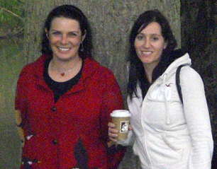 Sam with friend Chrissie Pearlman Photo of Sam Domingo with friend Chrissie Pearlman